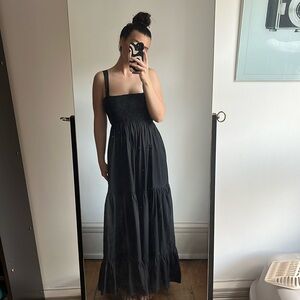 Zara black maxi dress